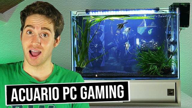 Un acuario que en realidad es un PC Gaming!