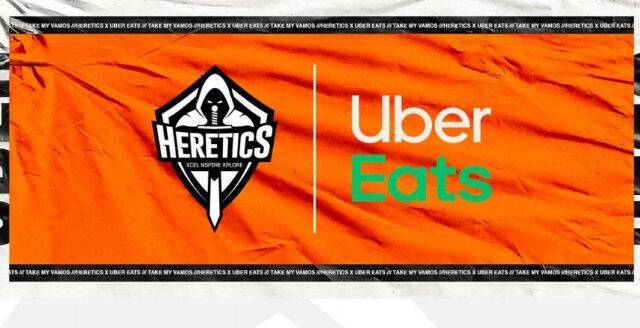 Team Heretics cierra un acuerdo de patrocinio con Uber Eats