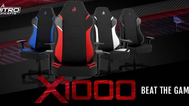 Nitro Concepts X1000, la nueva silla para jugar de Caseking