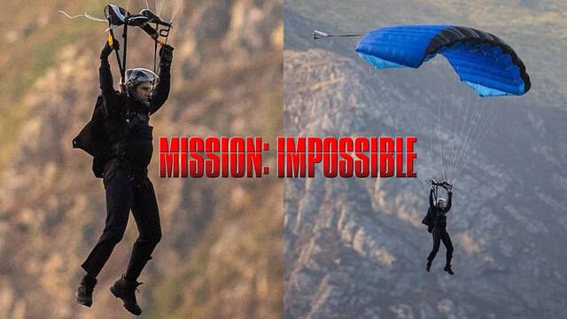 Tom Cruise se lanza cuatro veces en paracadas para una escena de 'Misin: Imposible 7'