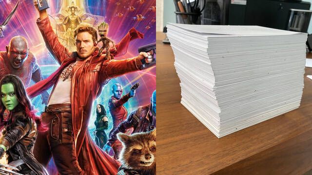 Guardianes de la Galaxia 3: James Gunn comparte una pila de storyboard de la cinta de Marvel