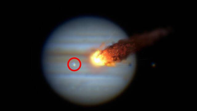 Astrónomo consigue captar el impacto de un enorme objeto celeste contra Júpiter