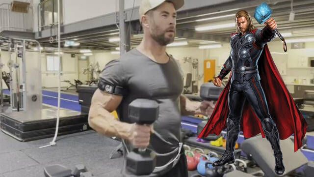 Chris Hemsworth comparte su entrenamiento para conseguir los msculos de Thor