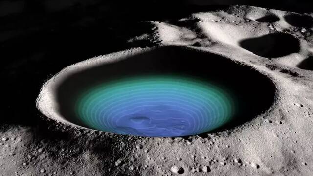 Una imagen inédita del polo sur de la Luna confirma la mejor noticia que podría cambiarlo todo