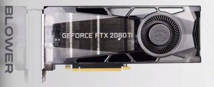 Así será el modelo Blower de la 2080 Ti de EVGA
