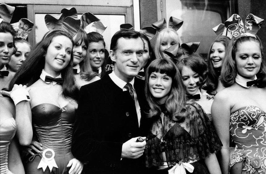 Hugh Hefner en los días de vino y rosas.