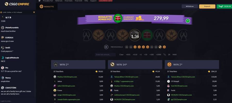Imagen de una conocida casa de apuestas de CS:GO