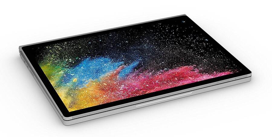 La pantalla del Surface Book 2 destaca por su calidad desde el primer momento.
