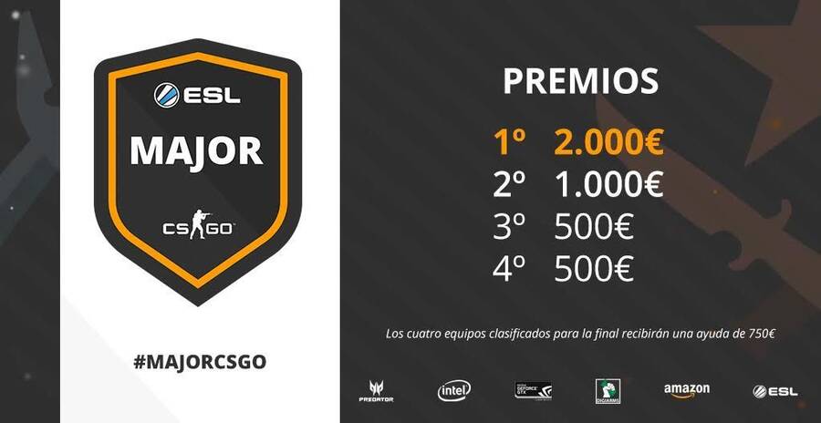 Así se repartirán los premios de esta ESL Major