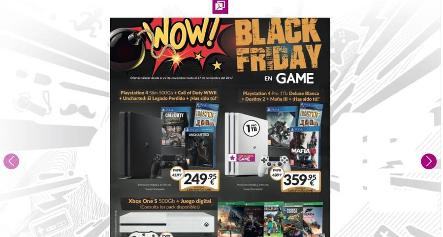 Multitud de tiendas ya han comenzado a calentar el Black Friday.