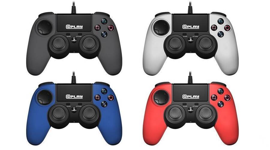 @Play apuesta por un diseño conservador para su mando oficial de PlayStation 4.