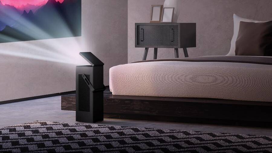Así es de cerca el nuevo proyector de LG.