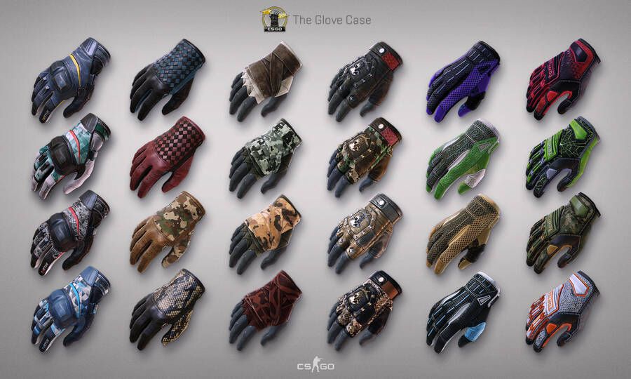 Las 24 skins de guantes que podremos conseguir con las nuevas cajas de CS:GO.
