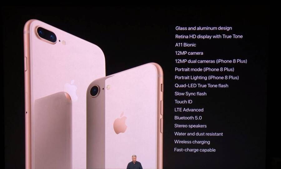 Resumen de las características del iPhone 8.