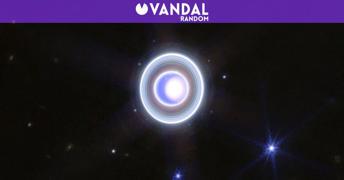 El telescopio espacial James Webb revela una imagen de Urano que parece ...
