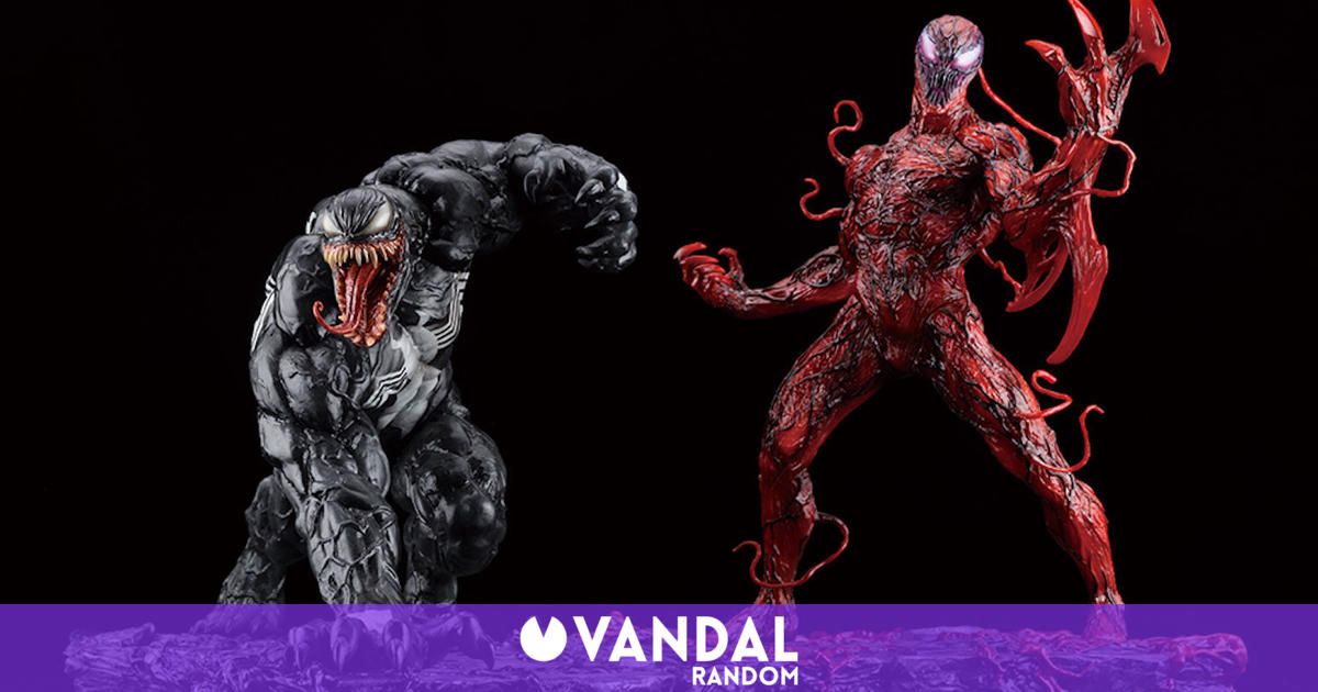 Dos simbiontes, por favor: Venom y Carnage se lucen en las nuevas estatuas  de Kotobukiya - Vandal Random