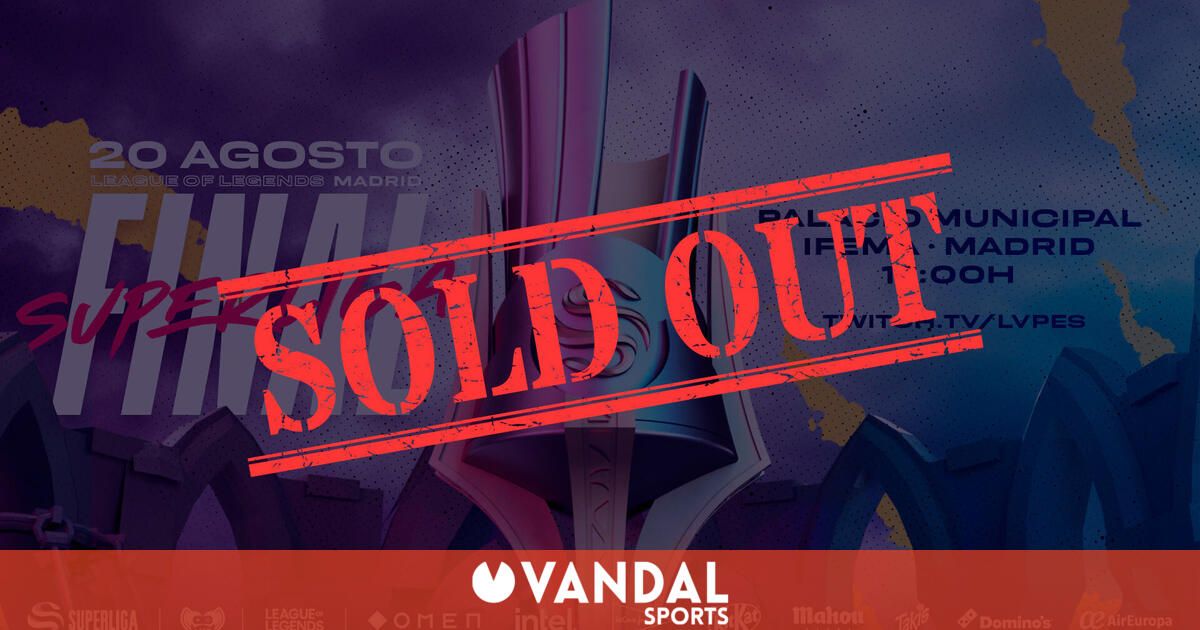 League of Legends Super League final tickets sold out –