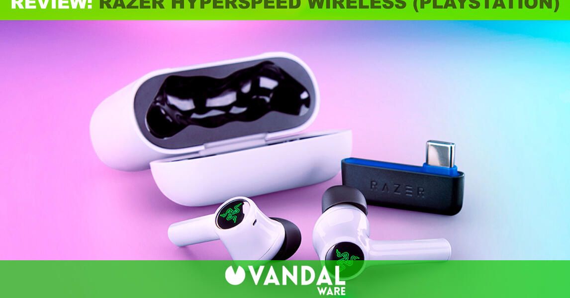 Razer Hammerhead HyperSpeed Auriculares Gaming Inalámbricos Licencia  Playstation