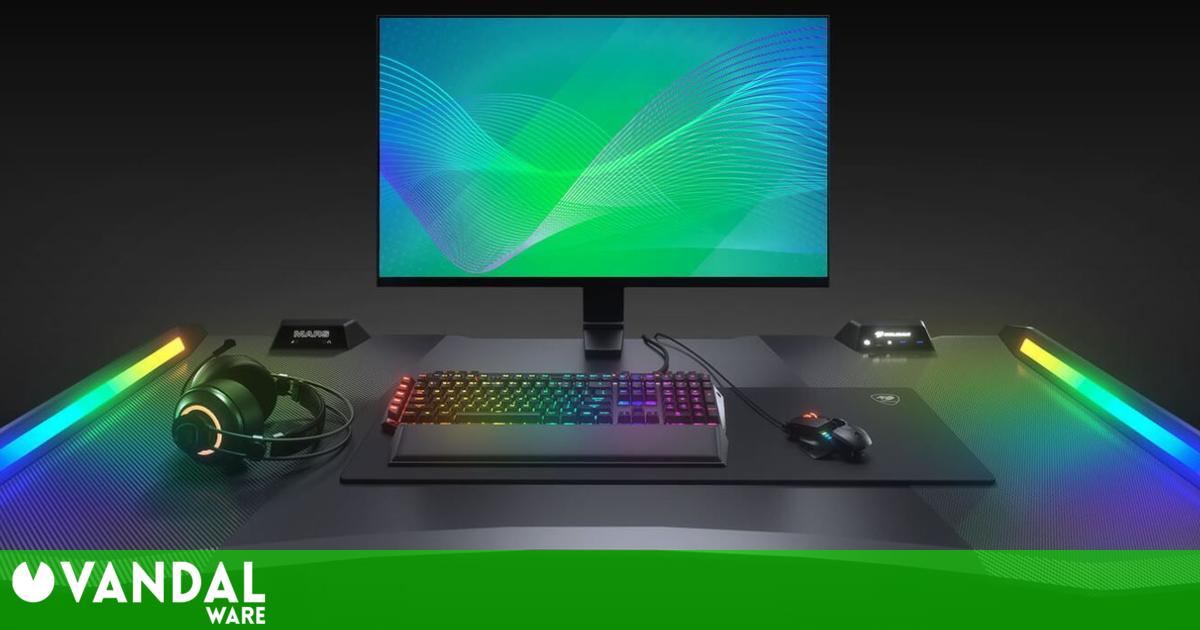 Cougar Mars, la nueva mesa para gamers con iluminación RGB - Vandal Ware
