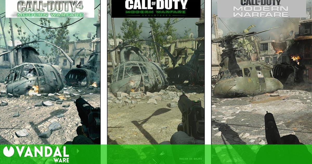 Así ha sido la evolución gráfica del mapa Crash de Call of Duty Modern