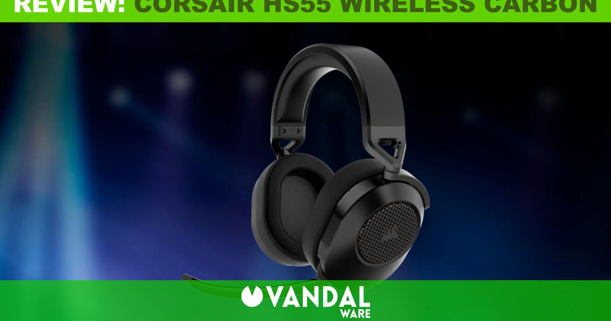 Corsair HS55 Wireless, análisis: unos auriculares tan ligeros como potentes