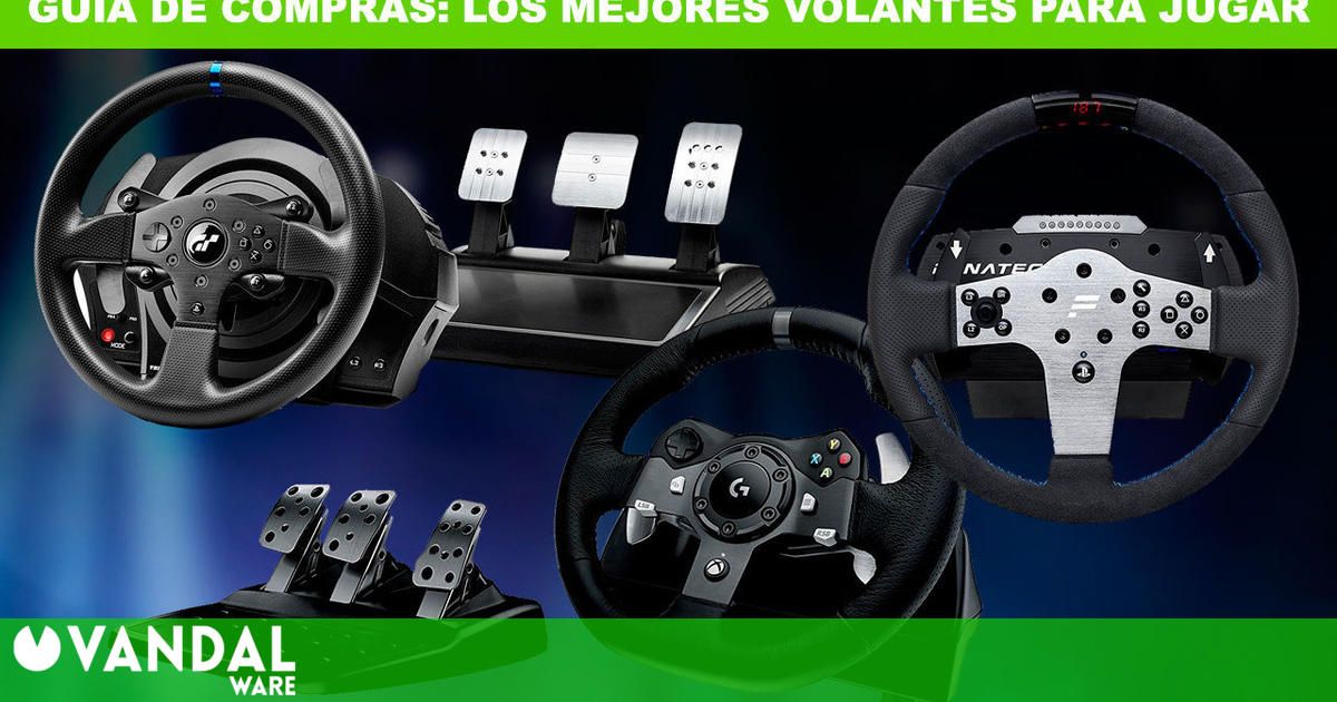 Este volante para PS4, Xbox One y PC es uno de los más recomendables por  menos