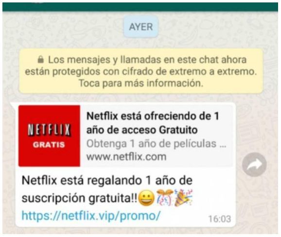 Atento a los timos Whatsapp