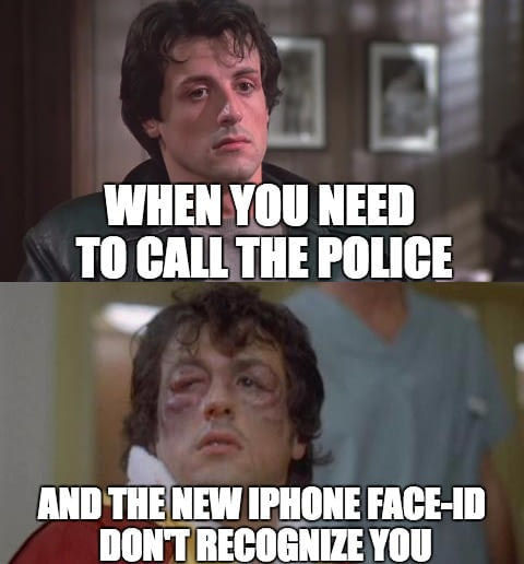 IPhone Face Unlock meme