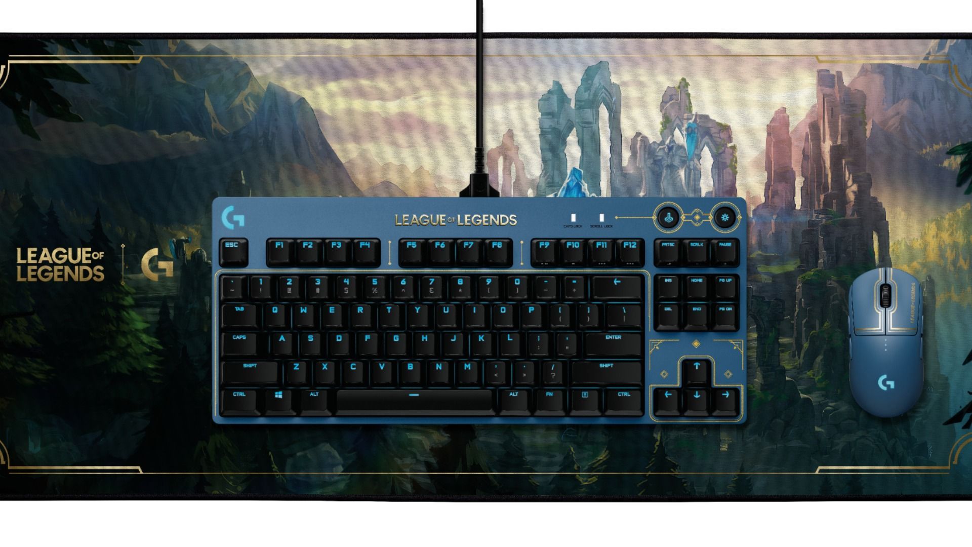 Logitech G presenta su teclado, ratón, auriculares y alfombrilla de League of Legends - Vandal Ware