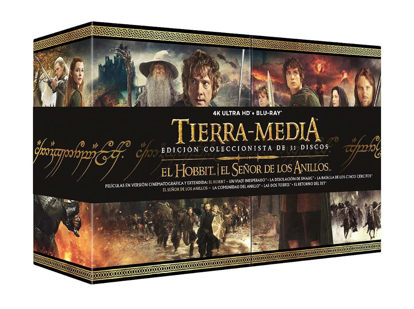 La edición coleccionista la Tierra Media en 4K y Blu-ray llegará en noviembre a España - Vandal Random