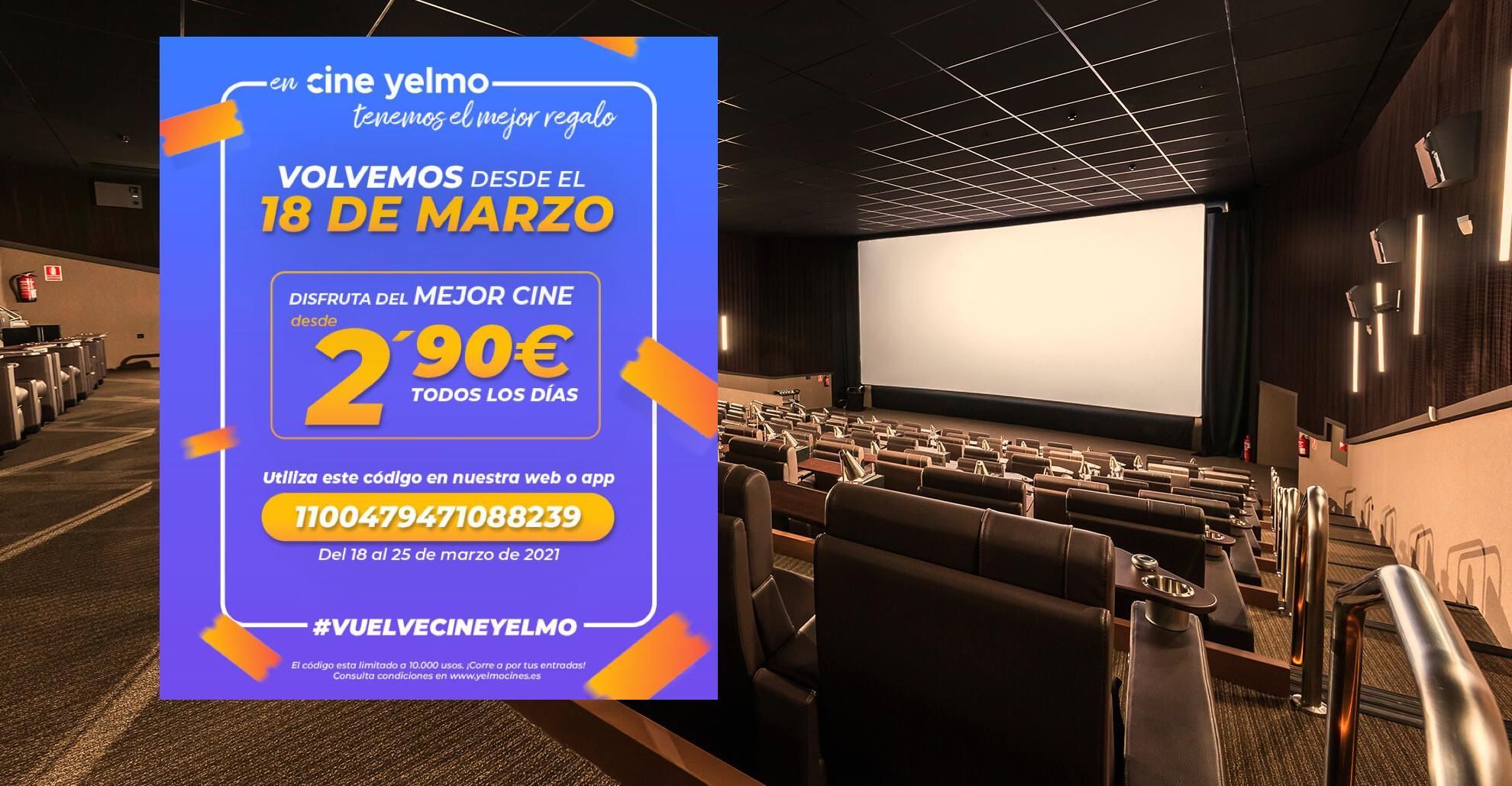 Antorchas sugerir S t Yelmo nos invita a volver a los cines con entradas a 2,90 euros - Vandal  Random
