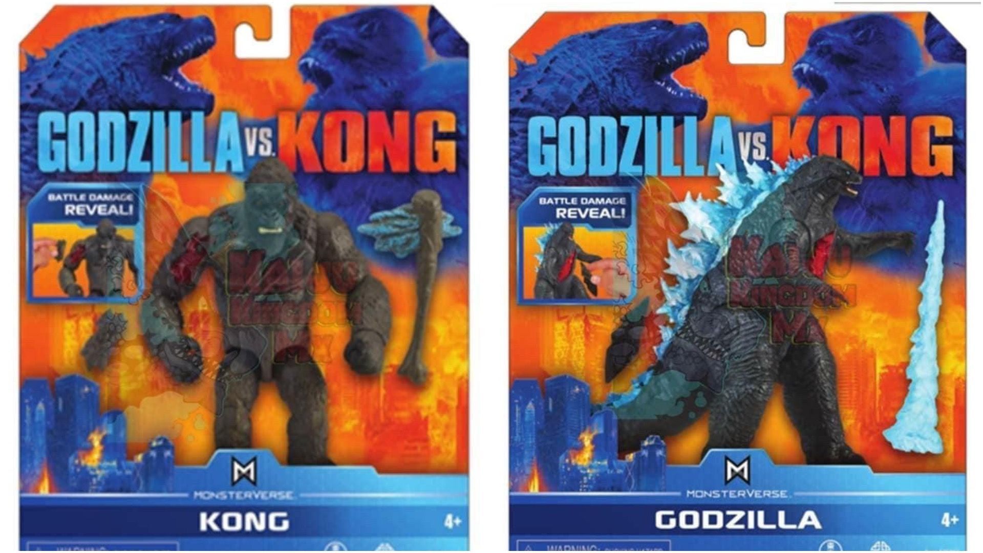 Refrigerar Molesto Activamente Godzilla vs Kong: Nuevos juguetes adelantan más monstruos para la película  - Vandal Random