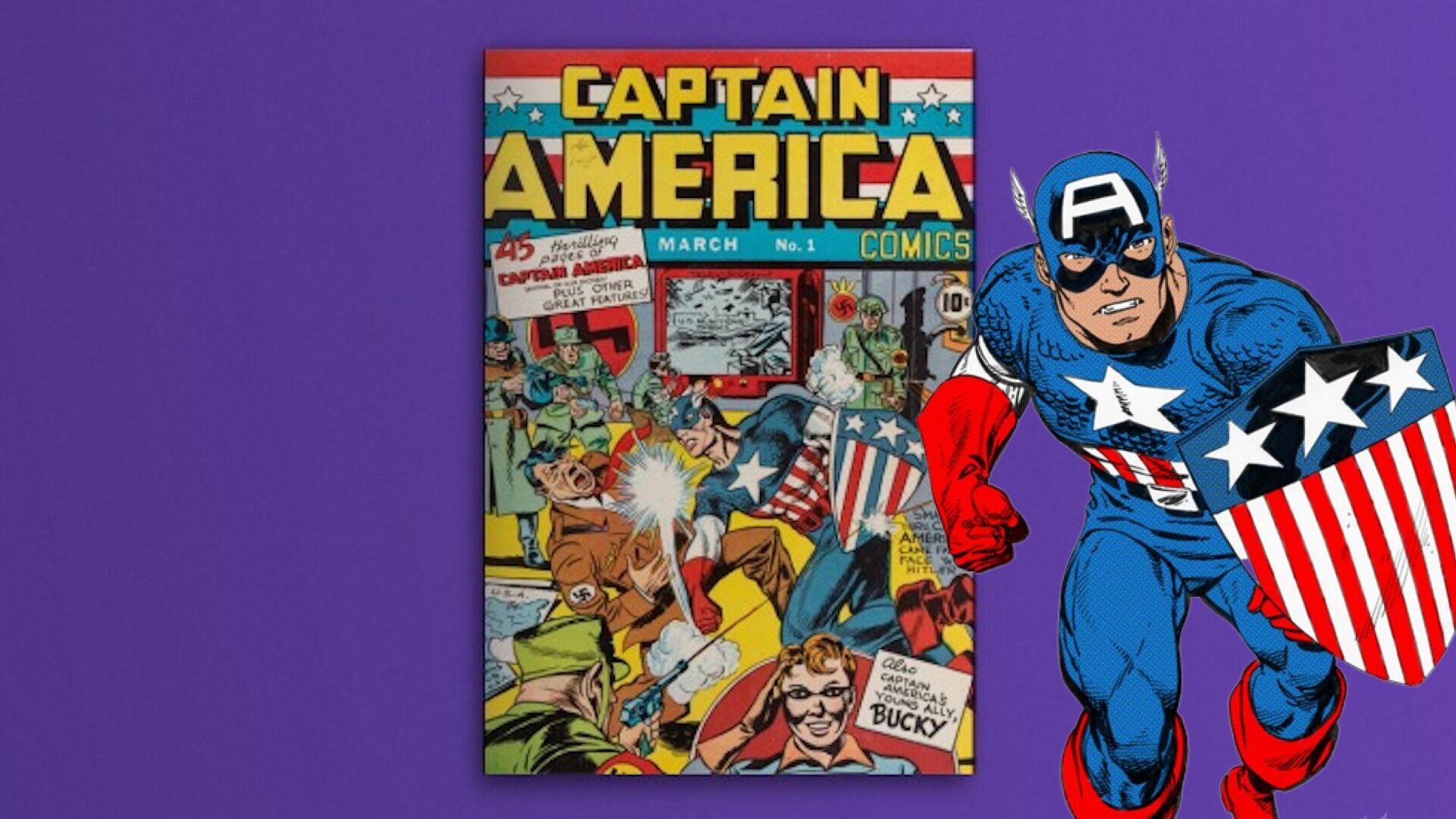 Preludio mental Numérico El primer cómic del Capitán América se ha vendido por 3 millones de dólares  - Vandal Random